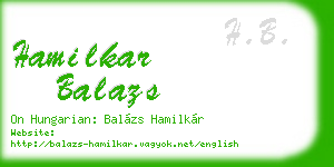 hamilkar balazs business card